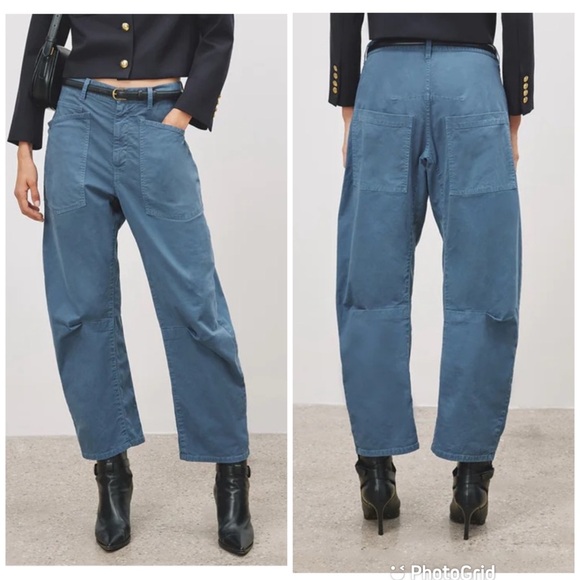 Nili Lotan Pants - Nili Lotan Shon Pant in Cadet Blue